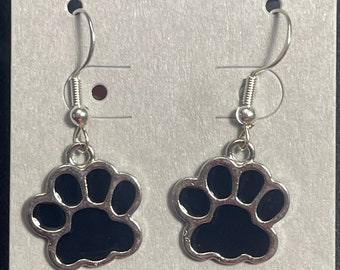 Dog Paw Earrings