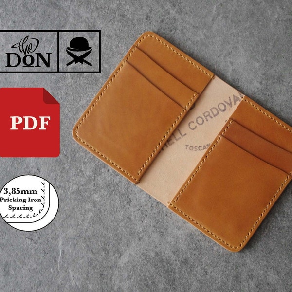 PDF Vertical Wallet - Template - 2in1 - Cardholder PDF - Wallet Pattern