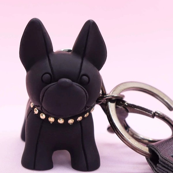 Porte-clés pour chien, porte-clés pour chien, charme pour chien, accessoire Français bouledogue, accessoire cockapoo, accessoire pour chien, porte-clés pour chiot, porte-clés pour chiot, amoureux des chiens