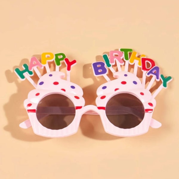 Lunettes d'anniversaire de chien, anniversaire de chien de princesse, lunettes d'anniversaire de chien femelle, accessoires d'anniversaire de chien, fête de chien de fille, accessoires de chienne