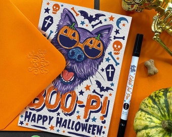 HALLOWEEN DOG GIFT dog birthday, gotcha day, dog birthday card, vegan dog treat, bacon dog treat, chicken dog treat, dog get well, dog gift