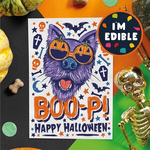 TRATTAMENTO PER CANI DI HALLOWEEN / carta per cani commestibili / dolcetto per cani vegano / dolcetto per cani senza cereali / dolcetto di Halloween per cani / regalo unico per cani / halloween per cani
