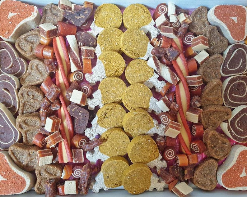Dog Treat Box MEATY Specialty Gourmet Treats Birthday Etsy UK