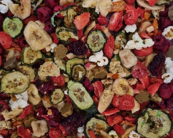 VEGAN DOG TREATS: Fruit, Veg, Natural trail mix and training snacks, Personalised Puppy Treat Graze Box, Homemade Letterbox Gift or Bulk Buy