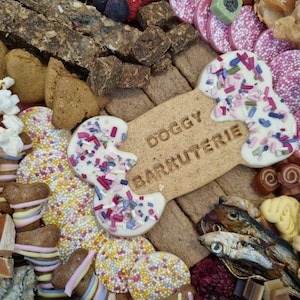 Dog birthday treats, barkuterie board, dog treats, gotcha day dog treats, personalised dog treats, puppy first birthday, get well soon treat