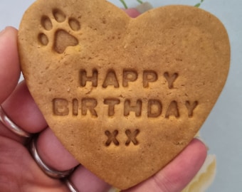 GEBURTSTAG HUND KEKSE | Geburtstagsgeschenk für Hund, Geburtstags-Leckerli für Hunde, natürliche Hunde-Leckerli, selbstgemachte Hunde-Leckerli, Geburtstags-Hundekekse, getreidefrei