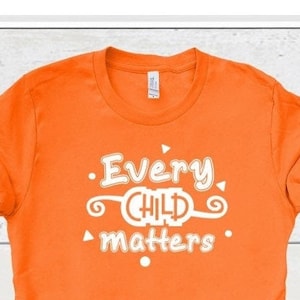 Every Child Matters, Children right Tee, Orange T-Shirt, Power Shirt, Motivational Shirt, Orange symbol