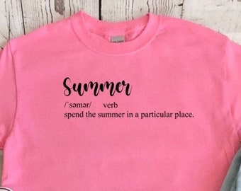 Summer Definition T-Shirt, Vacation Outfit