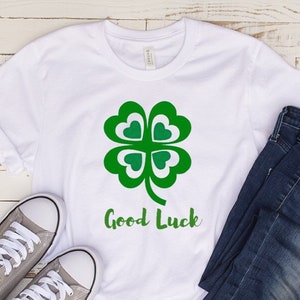 Shamrock shirt, Four leaves clover, St. Patrick&#39;s Day, Shamrock Lucky Shirt, Lucky Irish, Emerald Shirt, Green Hope Shirt, Gift for friends