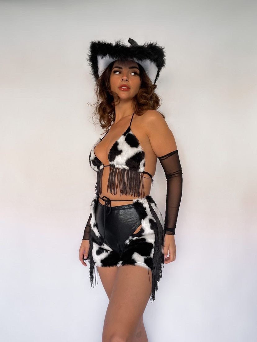  3 WISHES Sexy Halloween Costume for Women - Sexy Western  Cowgirl - Adult Female Size: Large : Clothing, Shoes & Jewelry