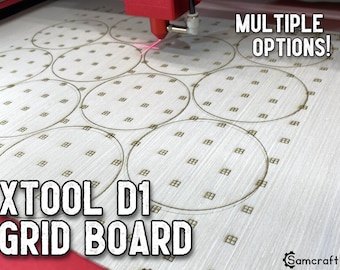 xTool D1 Pro Grid Wasteboard File - Digital Download - Laser Engraving Project - Lightburn File