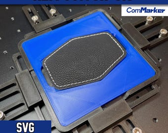 ComMarker Hex Patch Jig: Lasergravierte Hutpatches, hergestellt in den USA (SVG-Datei)