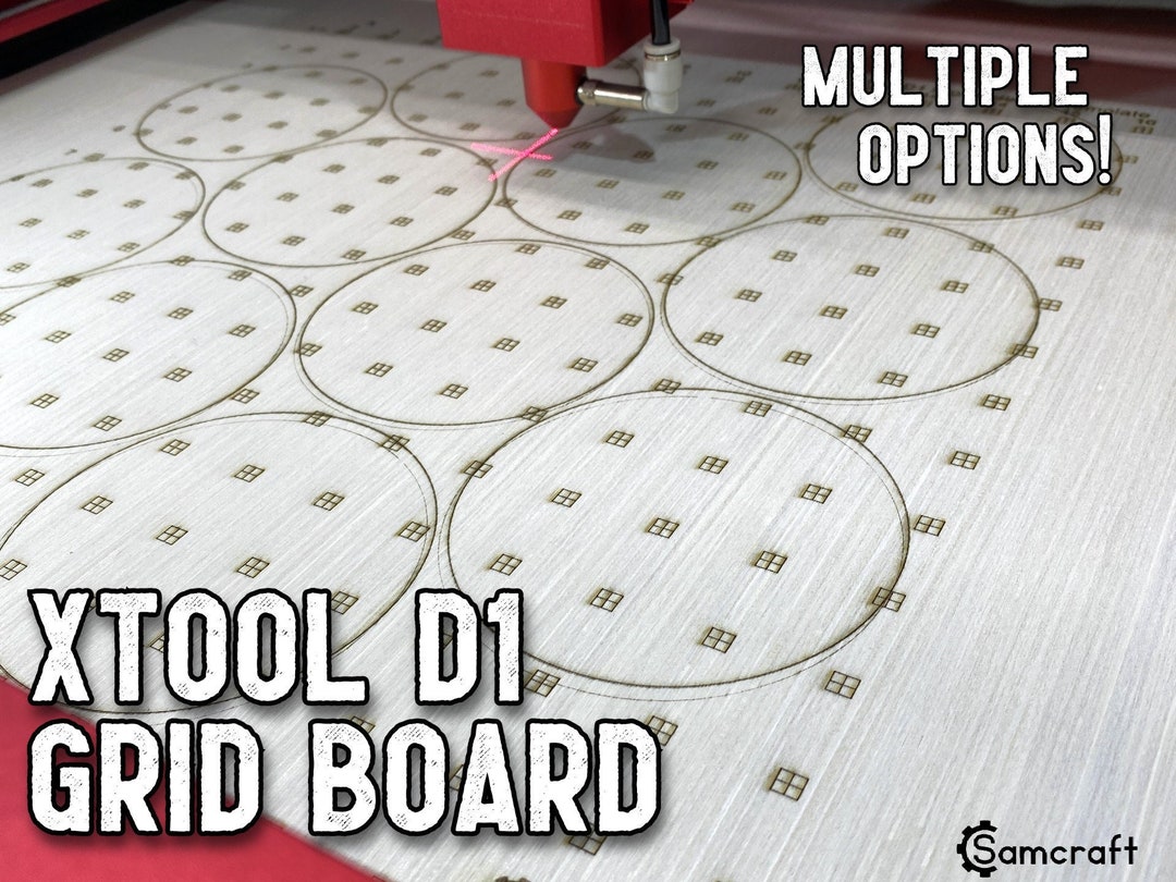 Xtool D1 Pro Grid Wasteboard File Digital Download Laser Engraving