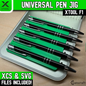 xTool F1 Pen Jig | Precision Fiber Laser Engraving Tool for Pens by Samcraft