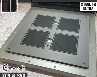 Plantilla de parche cuadrado xTool F2 Ultra: Herramienta de alineación y grabado láser