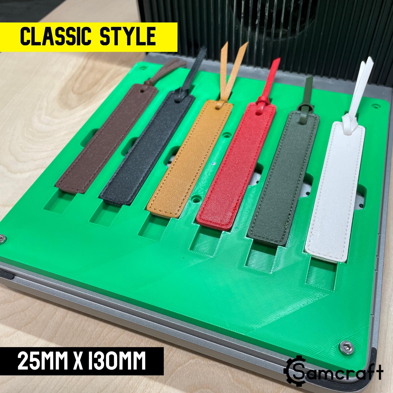 Xtool F1 Ultra Leather Bookmark Jig: Laser Engraver Alignment (XCS ...