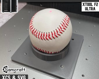 xTool F2 Ultra Ball Jig: Herramienta de grabado para béisbol, sóftbol y pickleball