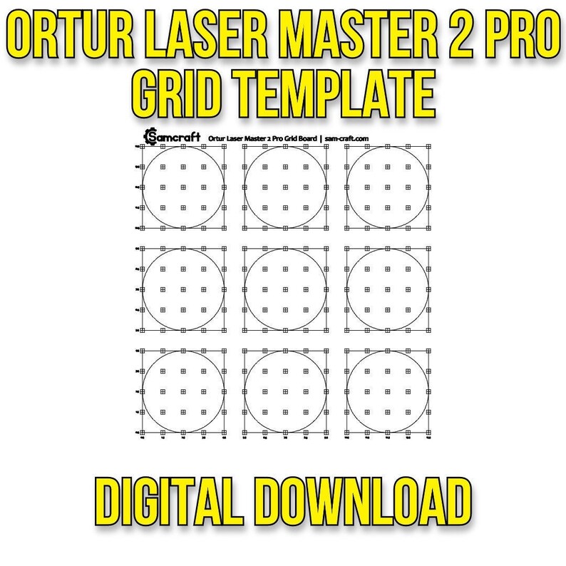 Ortur Laser Master 2 Pro Grid Wasteboard File Digital Etsy