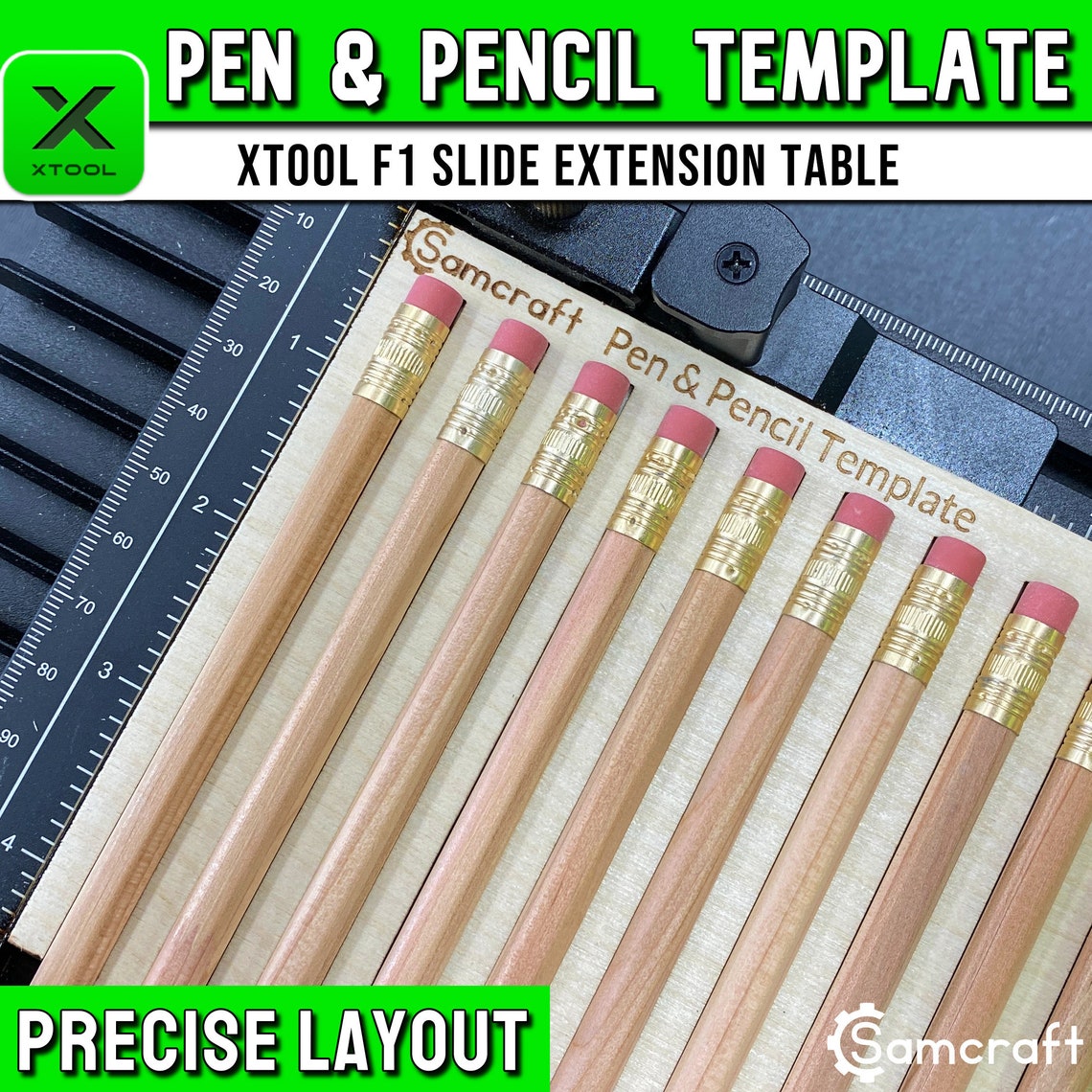 Laser Engraved Pencil Xtool F1 Template Xtool F1 Slide Etsy Laser Engraved Pencil Xtool F1 Template Xtool F1 Slide Etsy