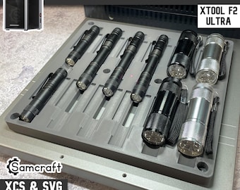 Plantilla para linterna xTool F2 Ultra: accesorio para grabado láser