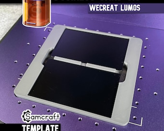 Plantilla para tarjetas de presentación WeCreat Lumos: herramienta de grabado para tarjetas de presentación metálicas de Samcraft