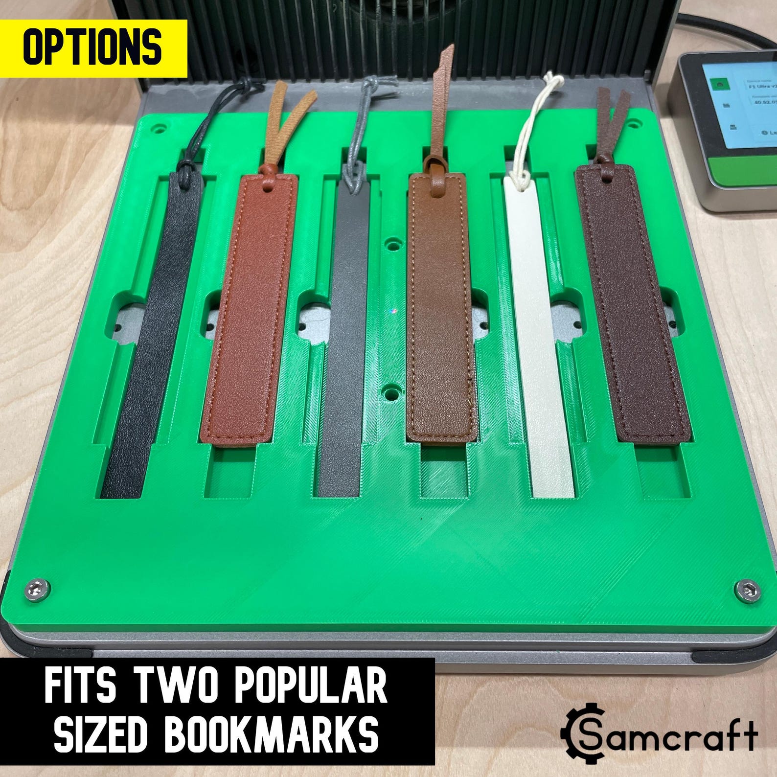 Xtool F1 Ultra Leather Bookmark Jig: Laser Engraver Alignment (XCS ...