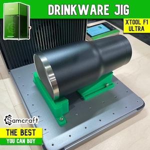 xTool F1 Ultra Drinkware Jig: uniwersalny grawer do kubków, szklanek i szklanek