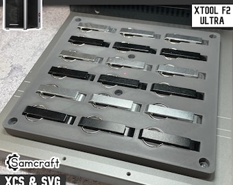 Plantilla para abrebotellas con llavero xTool F2 Ultra: accesorio para grabado láser