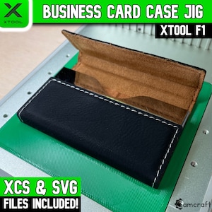 xTool F1 Visitenkarten Case Jig, xTool Fiber Laser Jig, Laser Jig, Laser Template, Fiber Jig, XCS File, Vorrichtung, Samcraft