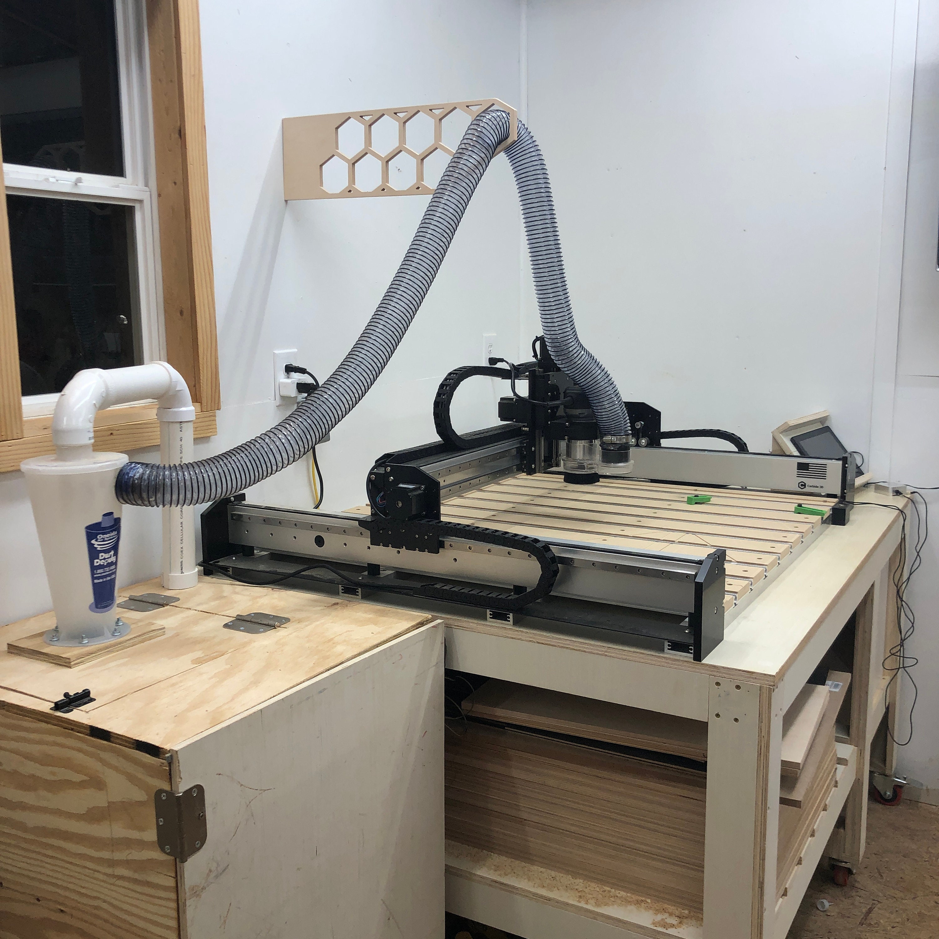 CNC Dust Collection Hose Bracket Project Plan & Cut Files Etsy