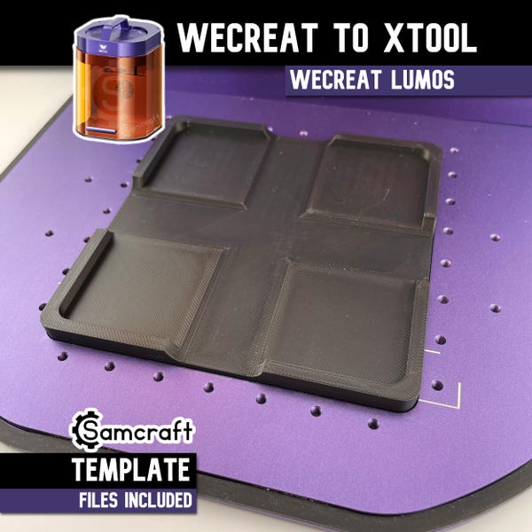 WeCreat Lumos Jig Adapter: Use xTool F1 Jigs