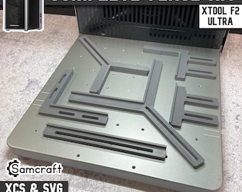 xTool F2 Ultra Fence Kit: Laser Alignment Tool for Repeat Jobs