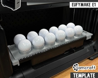 Golf Ball Jig for eufyMake E1 UV Printer