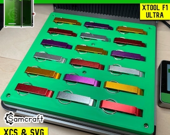 xTool F1 Ultra Keychain Bottle Opener Jig: Laser Engraving (XCS & SVG File)