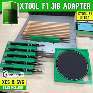 Jig Adapter - xTool F1 to F1 Ultra, xTool Jig Plate, Jig Adapter for xTool F1, F1 Ultra Laser Jig, Mounting Plate, Samcraft