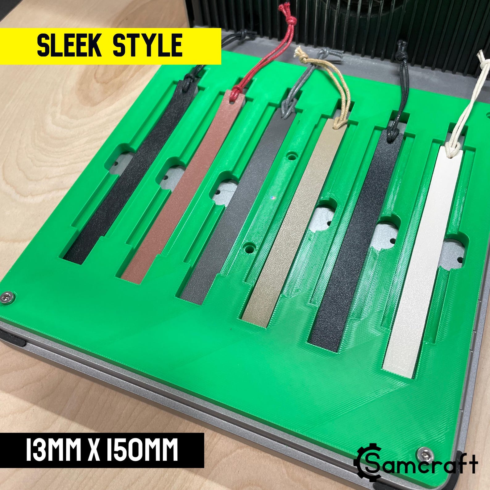 Xtool F1 Ultra Leather Bookmark Jig: Laser Engraver Alignment (XCS ...