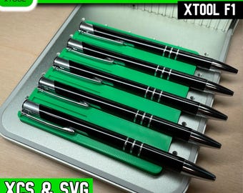 xTool F1 Pen Jig | Precision Fiber Laser Engraving Tool for Pens by Samcraft