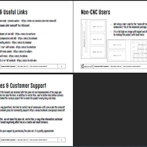 May include: A black and white diagram showing how to build a game board wall organizer. The diagram includes instructions for non-CNC users, using a cut file and a high-resolution image with layout and dimensions for making the project with hand tools.
