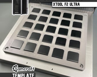 Plantilla para sujetar el ala del sombrero xTool F2 Ultra