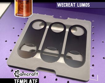 Plantilla para abrebotellas WeCreat Lumos: herramienta de grabado y llavero metálico (plantilla SVG)