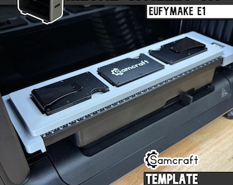 Metal Wallet Jig for eufyMake E1 UV Printer