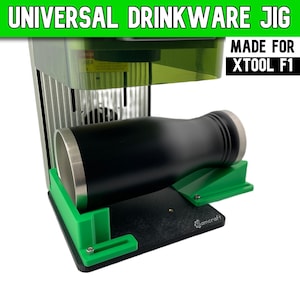 xTool F1 Drinkware Jig: uniwersalny przyrząd do grawerowania kubków, szklanek i szklanek