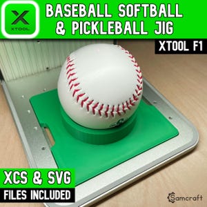xTool F1 Baseball Jig, Softball Jig, Pickleball Jig - Samcraft