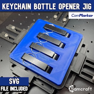 Sleutelhanger flesopener mal voor ComMarker lasers | Lasergegraveerde flesopeners | Gemaakt in de VS door Samcraft