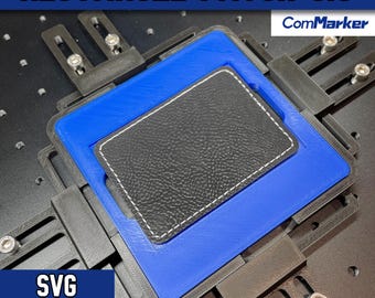 Rectangle Patch Jig für ComMarker Laser: Laser gravierte Aufnäher, hergestellt in den USA