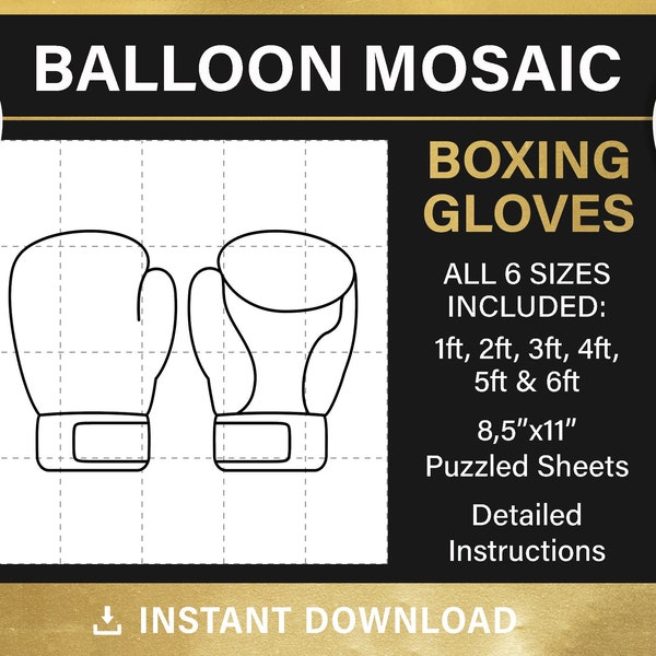 Boxing Glove Balloon Etsy