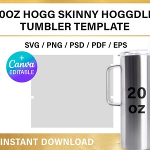 20oz Tumbler Wrap Size 20 Oz Skinny Tumbler Svg Sublimation Design 20 Oz  Size Tumbler Templates 20 Oz Tumbler Digital Designs Skinny Digital 