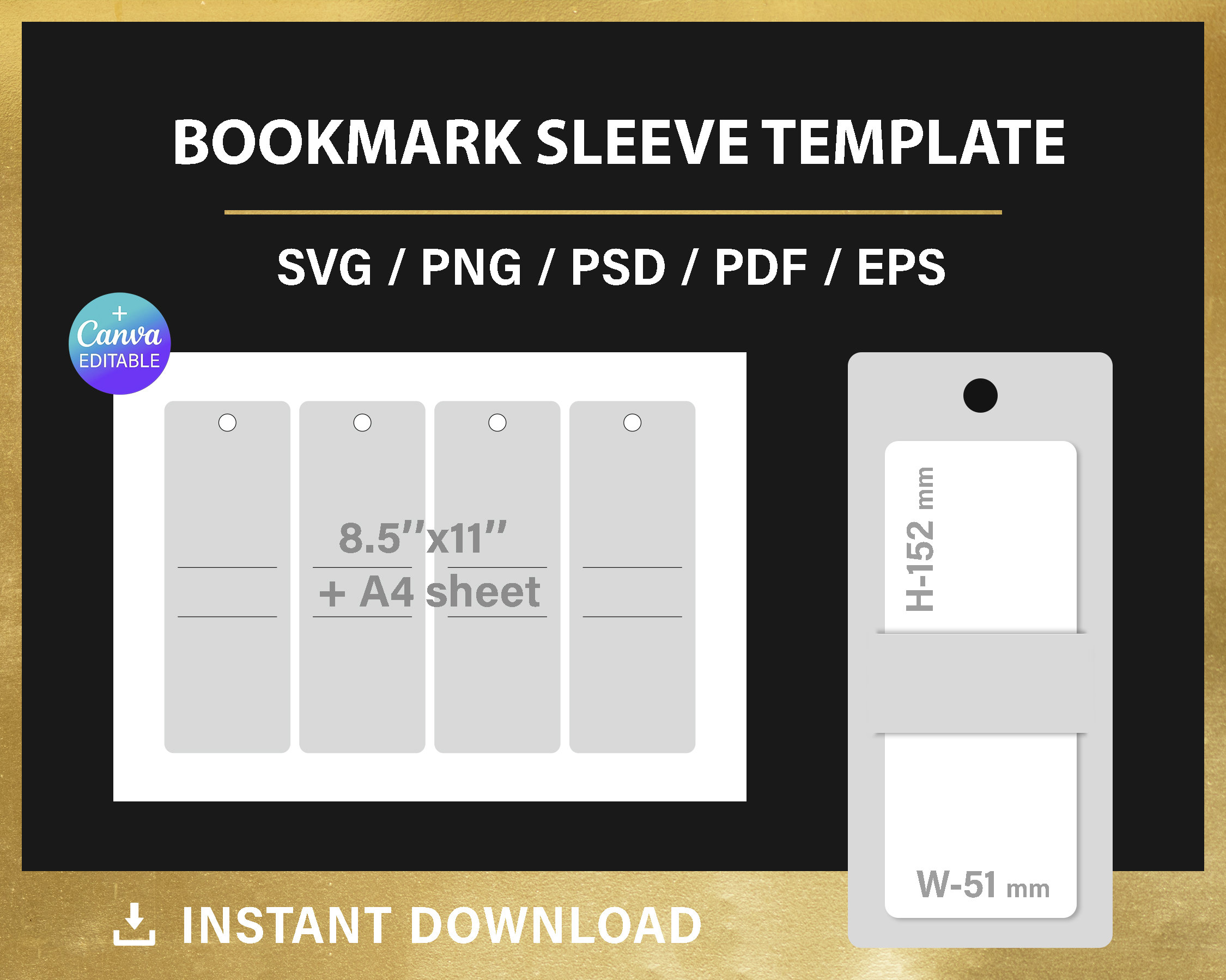 Clear Bookmark Sleeve -  Singapore