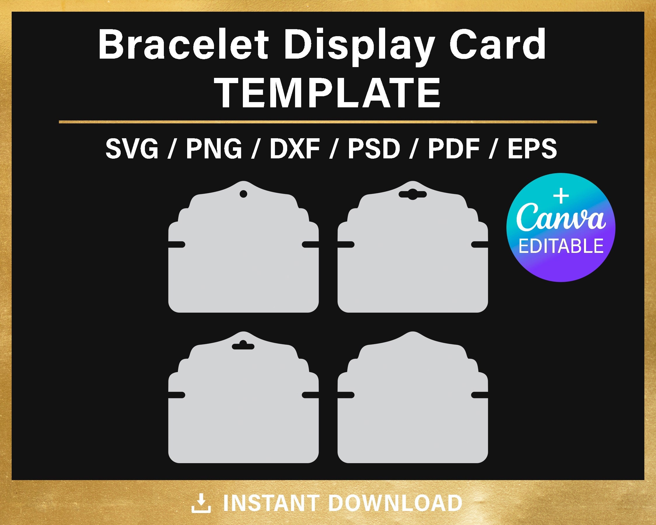 Custom Bracelet Display Cards Wish Bracelets String Thin Style Bracelets  Jewelry Display Cards 