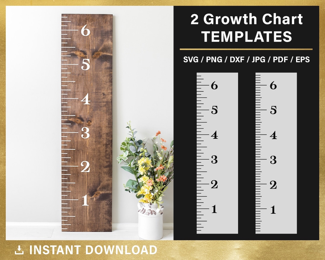 Set, Growth Chart SVG, Png, Growth Ruler Svg, Bundle, Wall Ruler Svg, Ruler Growth Chart Svg